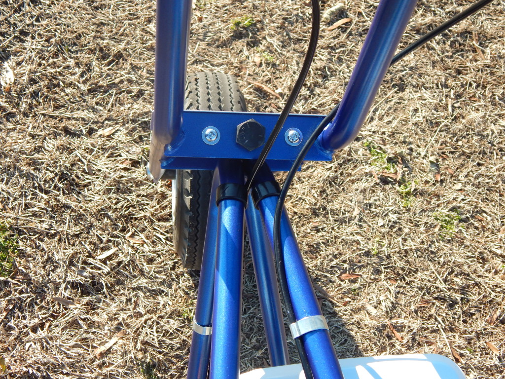 mini bike cables, fork, handlebar bumpers